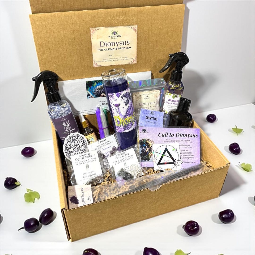 The Ultimate Dionysus Deity Box, Handcrafted Metaphysical Items, Greek ...