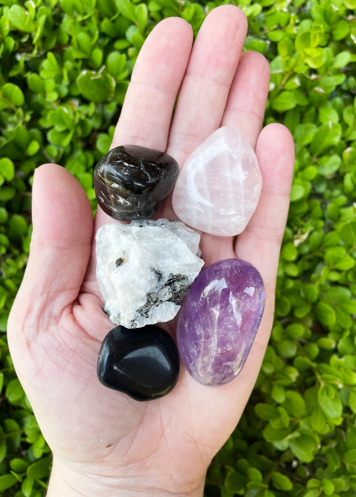 Grief Crystal Set Grief and Death Stone Kit Grief Bag Etsy UK