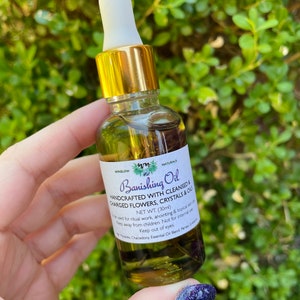 Banishing Ritual Oil, Banishing Oils, Spiritual Oil, Ritual Handcrafted Oil, Magick Oil, Anointing Oil