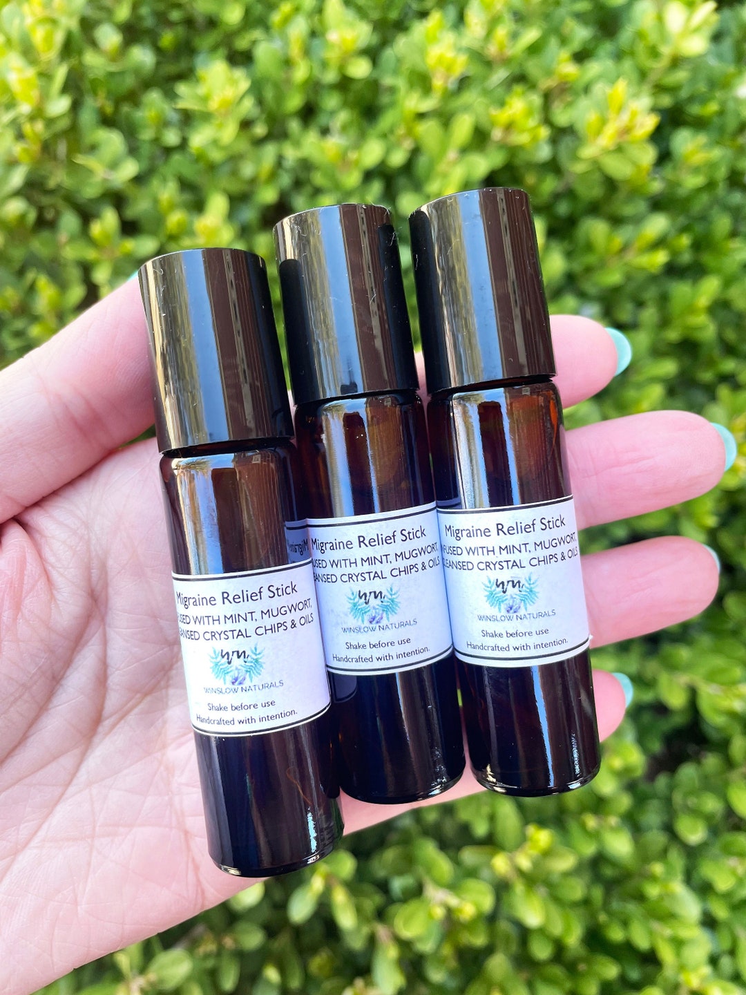 Migraine Relief Stick Essential Oil Blend Migraine Relief Etsy