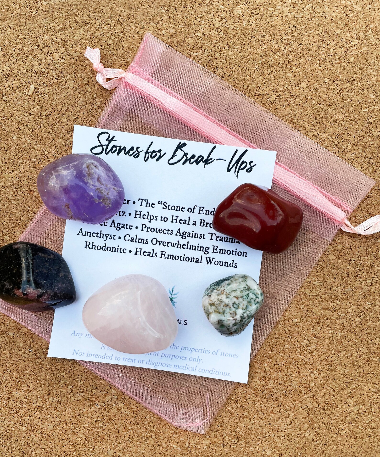 Breakup Crystal Set Stones for Break Ups Break up Kit Etsy