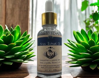 Nyx Offering Mix, Invoking Nyx Mix, Ritual Herbs and Flowers, Nyx Worship Mixture, Invocation Oil, Handcrafted Oil, Altar Oil