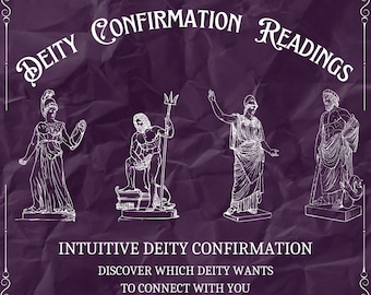Deity Confirmation Reading, Deity Readings, Intuitive Deity Confirmation, Which Deity is Connecting with You