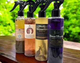 Energy Cleansing Sprays, Sacred Smoke Spray, Purge Energy Spray, Palo Santo, Handcrafted Witchy Products, For Body and Room