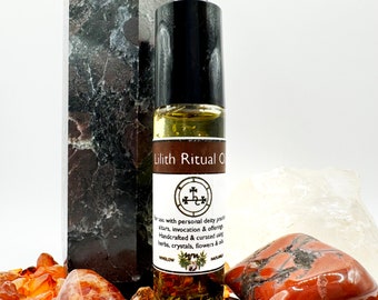 Lilith Ritual Oil, Lilith Offering Oil, Deity Practice Oil, Invocation Oil, Handcrafted Oil, Anointing Oil, Altar Oil