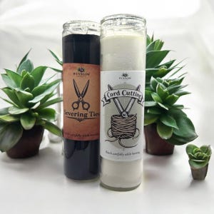 Cord Cutting Ritual Candles, Cutting Ties Candles, Severing Ties, Cut The Cord, Severing Soul Ties