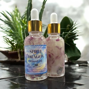Spirit Dragon Ritual Oil, Draconian Offering Oil, Dragon Intention Oil, Invocation Oil, Handcrafted Oil