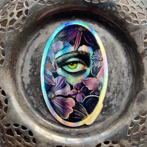 Lover's Eye - parel - holografische sticker