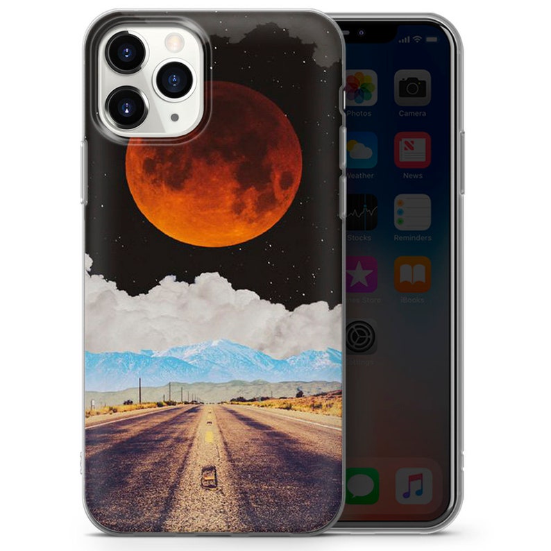 XS Moon Phone Case Wanderlust Art Cover for 7 8+ S20 A50 Huawei 11 /& Samsung S10 Lite Pro A9 a15 XR Xiaomi Poco X3 A40