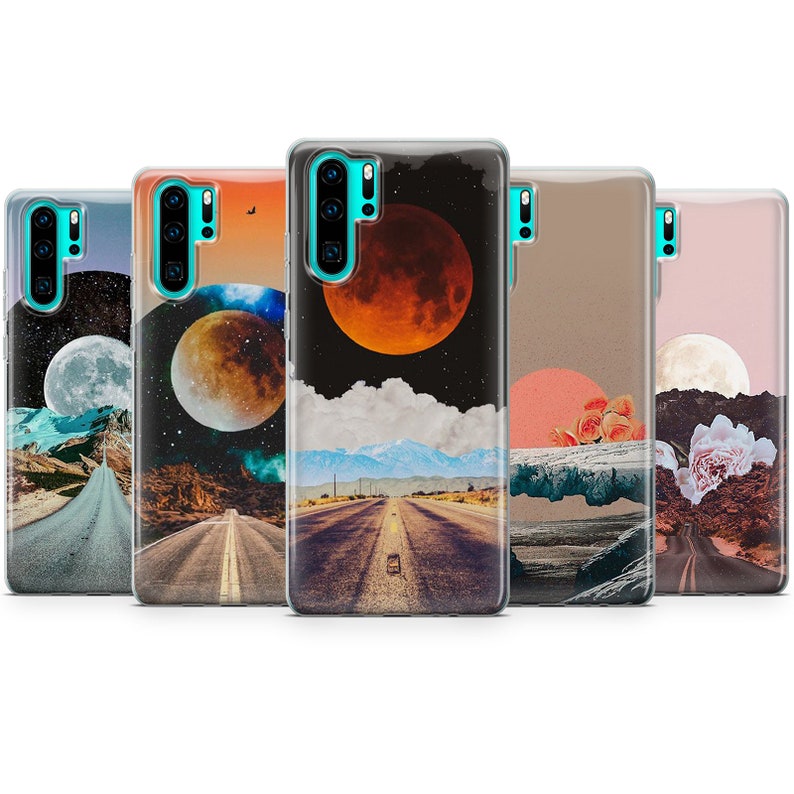 XS Moon Phone Case Wanderlust Art Cover for 7 8+ S20 A50 Huawei 11 /& Samsung S10 Lite Pro A9 a15 XR Xiaomi Poco X3 A40