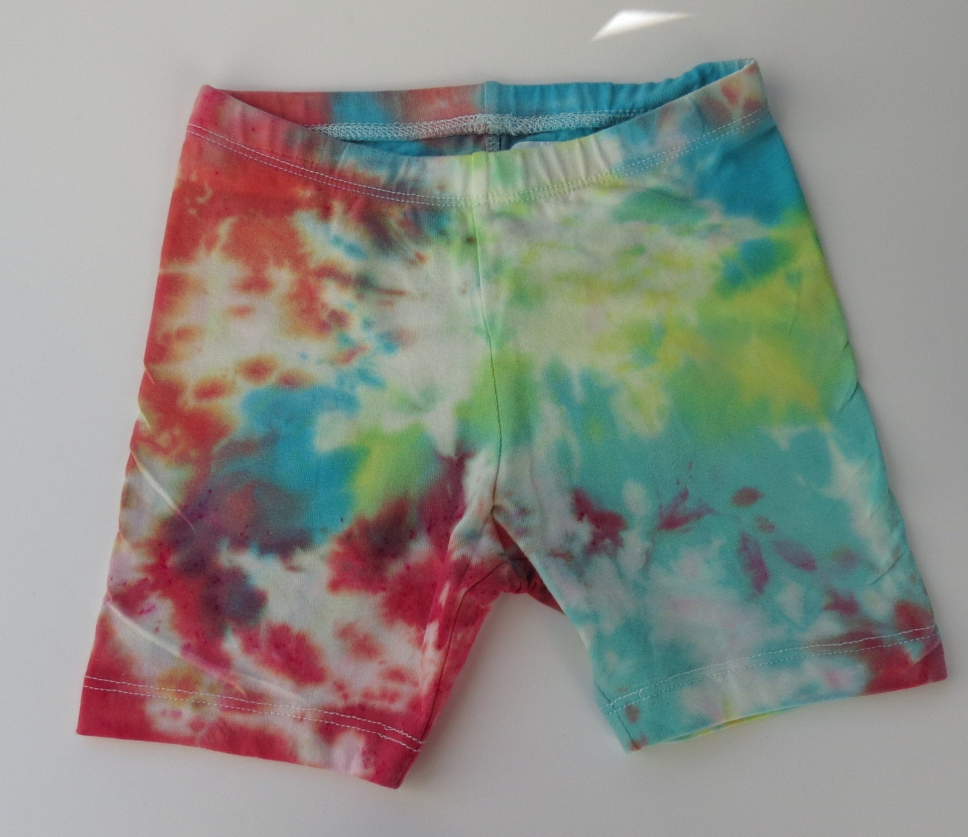Red Blue and Yellow Tie-dye Shorts for Toddlers Size 5T. - Etsy