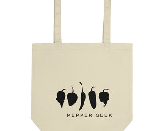 Pepper Silhouette Eco Tote Bag (Harvest Bag)