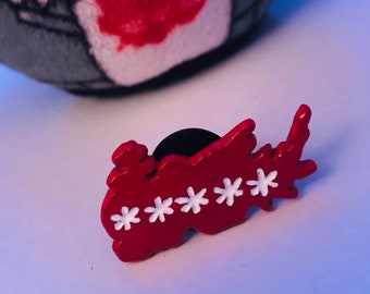 Futaba Sakura Splatter / Persona 5 Soft Enamel Pin