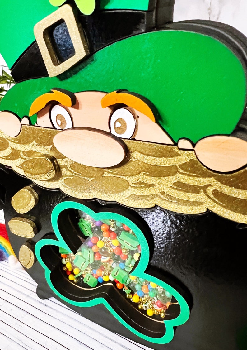 Pot of Gold Shaker Sign Pot of Gold Decoration St. Patricks Etsy