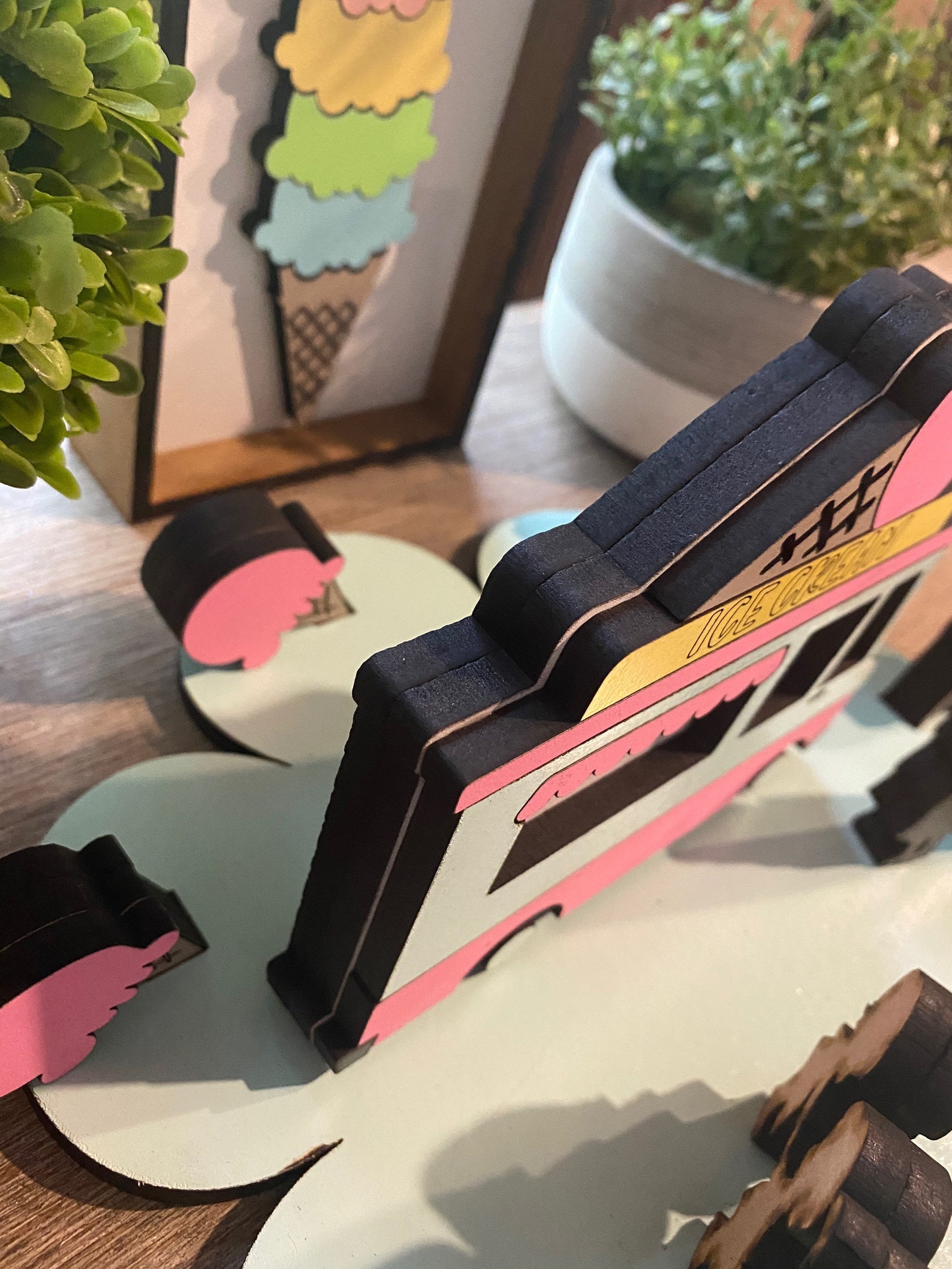 Ice cream truck Display signs Ice cream truck sign ice Etsy