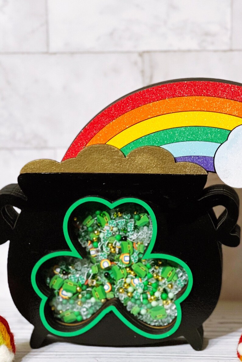 Pot of Gold Shaker Sign Pot of Gold Decoration St. Patricks Etsy