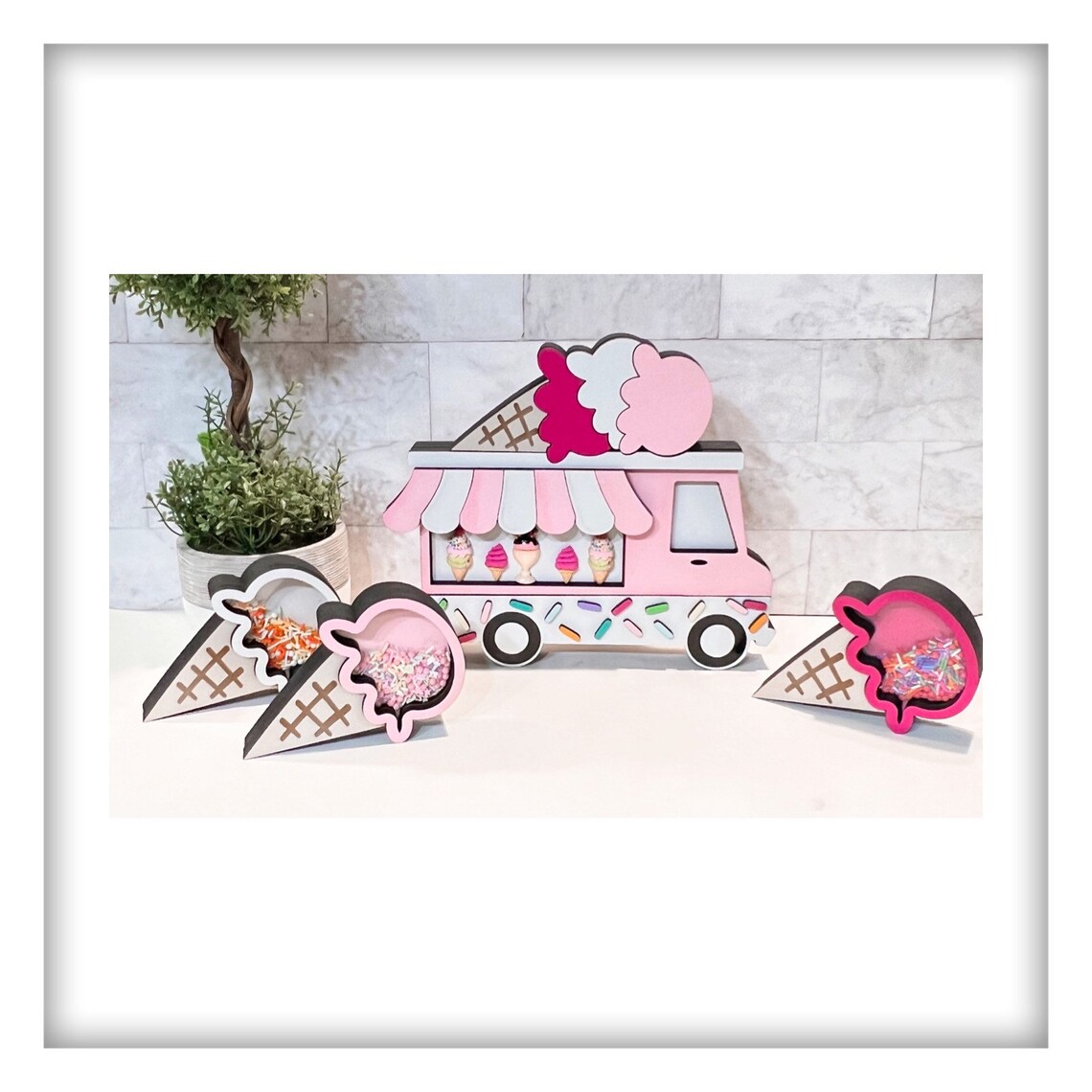 Ice Cream Truck Sign Ice Cream Truck Decor Ice Cream Truck Etsy