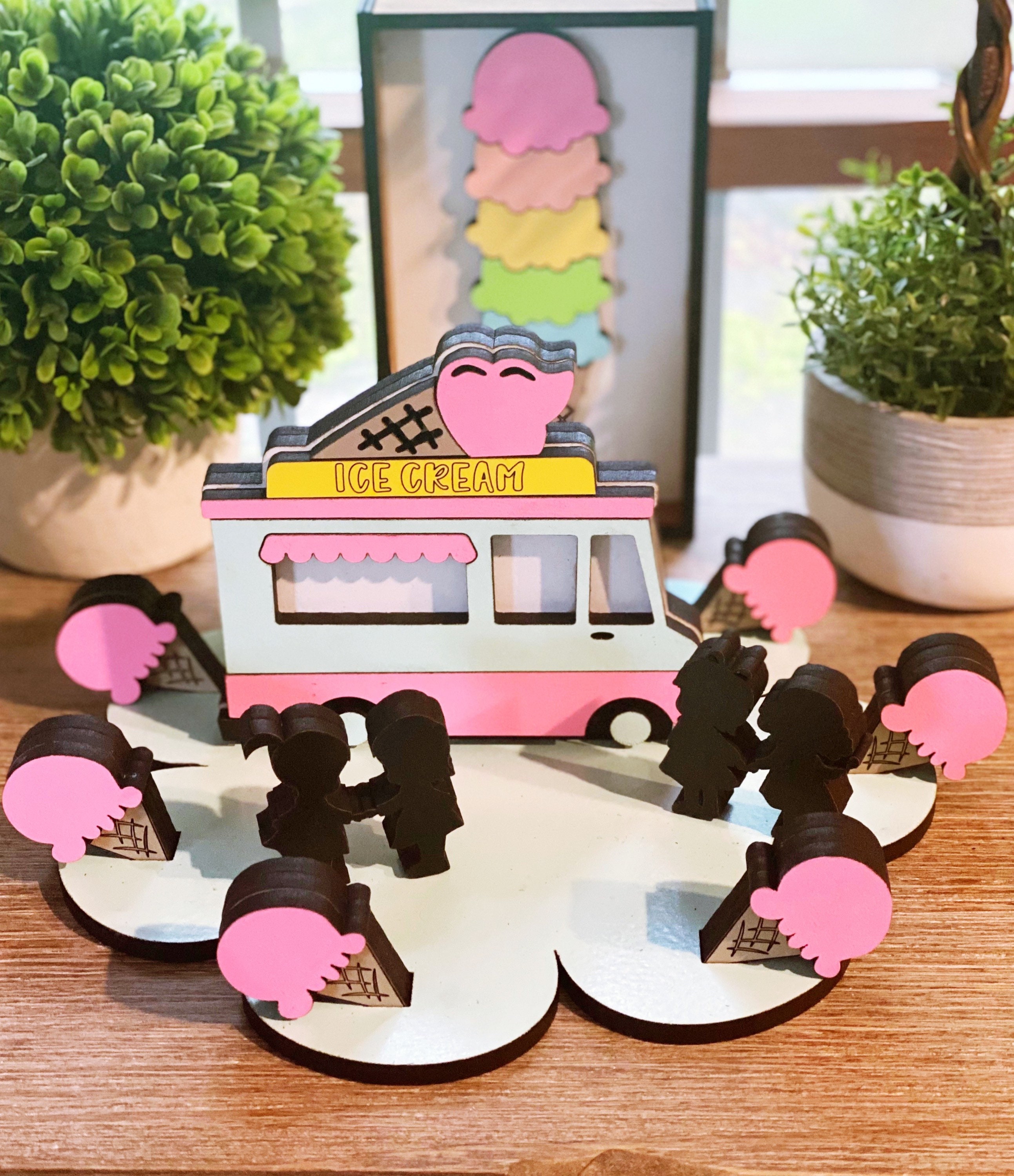 Ice cream truck Display signs Ice cream truck sign ice Etsy