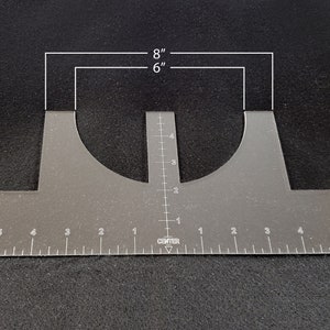 T-Shirt Alignment Guide - Tee Shirt Ruler - Heat Transfer HTV and Sublimation Tool