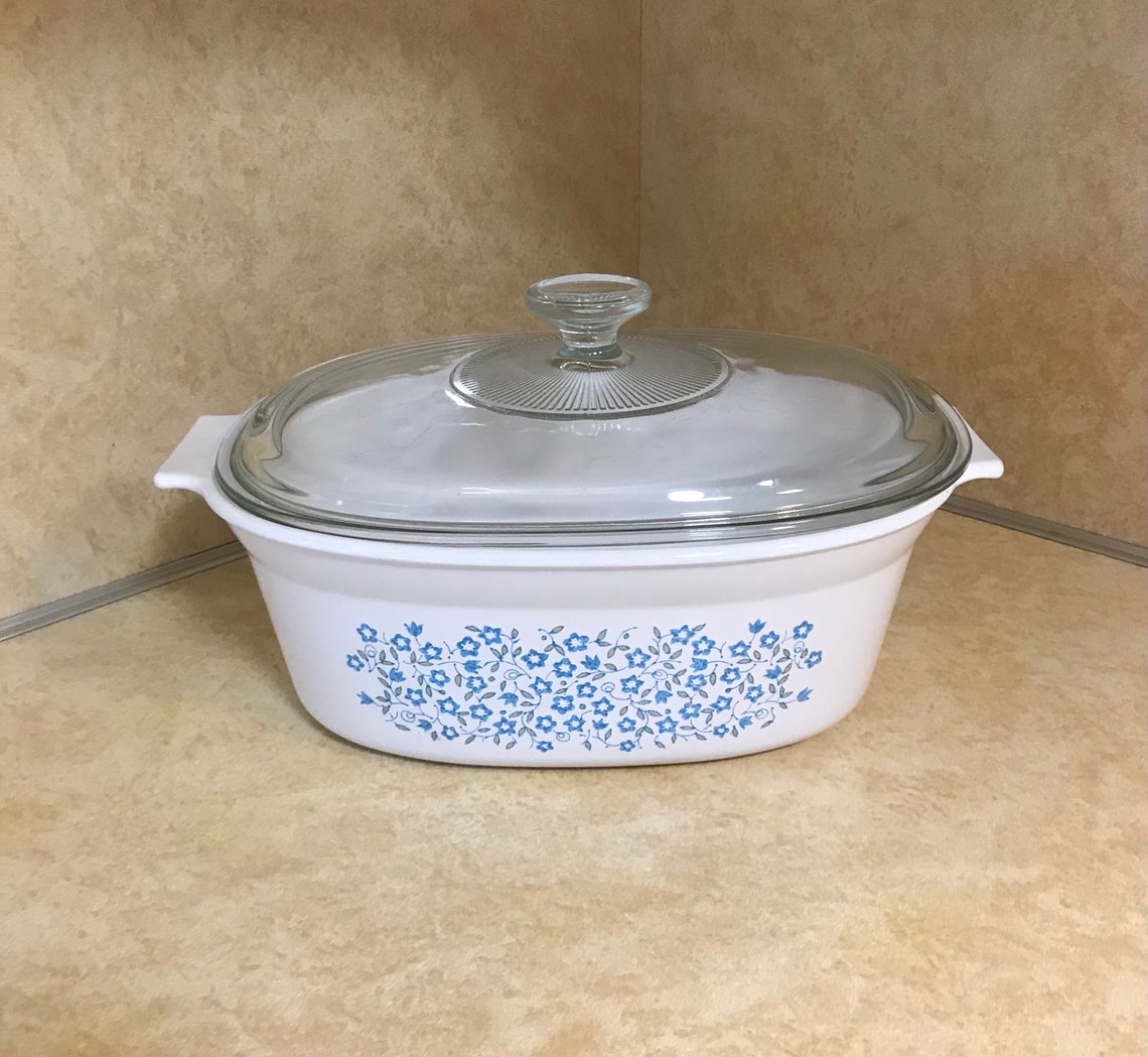 Rare Blue Heather Corning Ware Casserole Baking Dish 2.5 Etsy