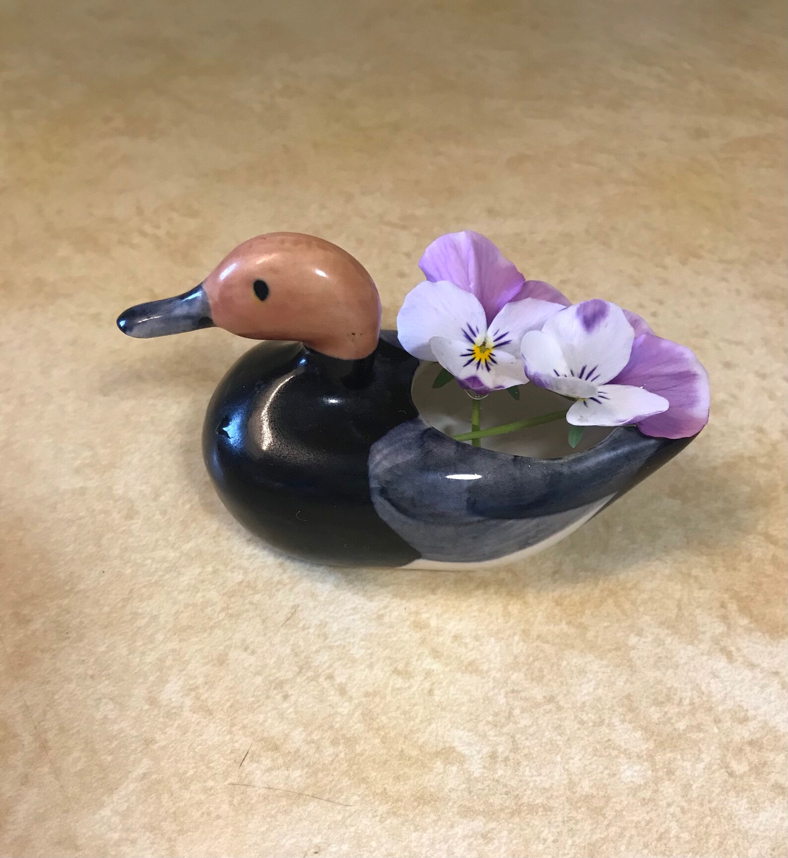 Duck Figurine duck vase duck planter duck collectible Etsy 日本