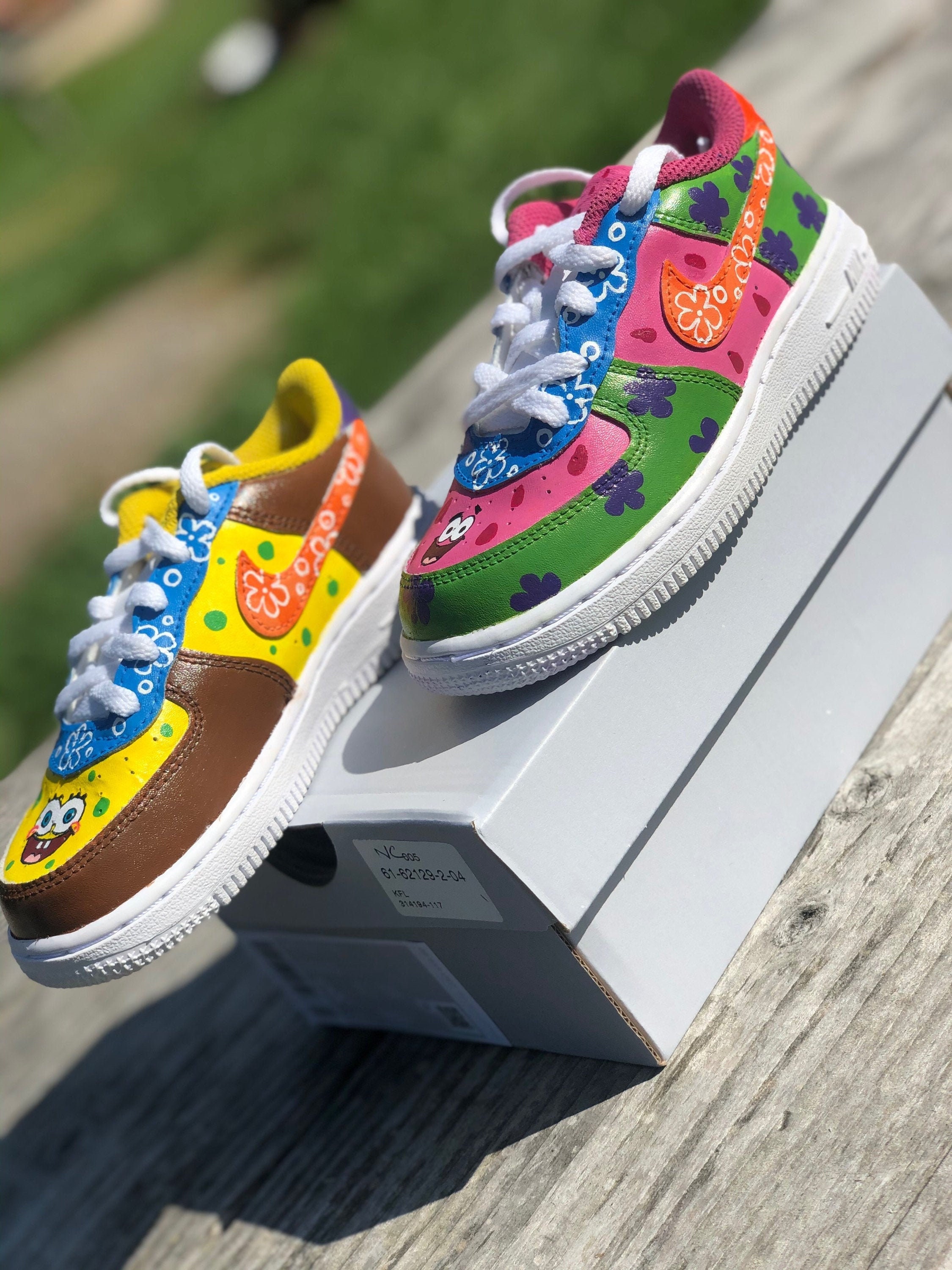 spongebob custom air force 1