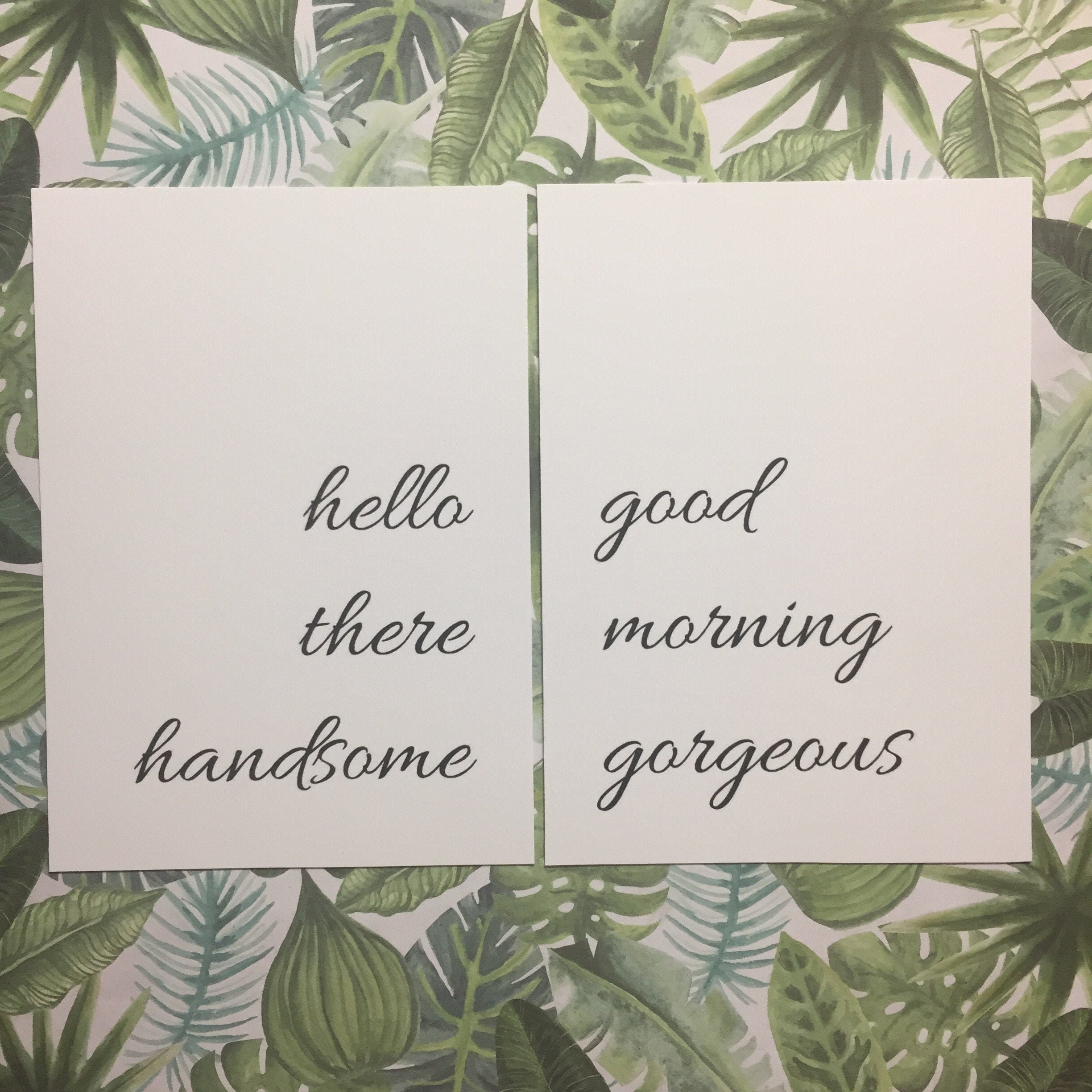 His and Hers Wall Art 5x7 Art Print Bathroom Decor Bedroom Etsy UK