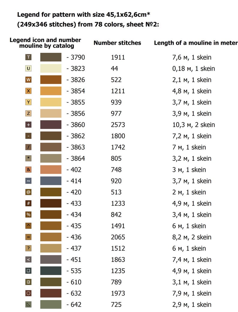 Stitch Code 607 Antique Street Embroidery Chart PDF Counted Cross Stitch Pattern ...