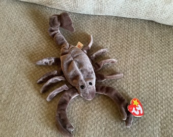 Vintage Rare, Ty Beanie Babies Collection, “STINGER”, the Scorpion , 1997
