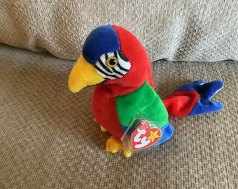 Vintage Rare Ty Beanie Babies, “JABBER”, From Collection, 1998