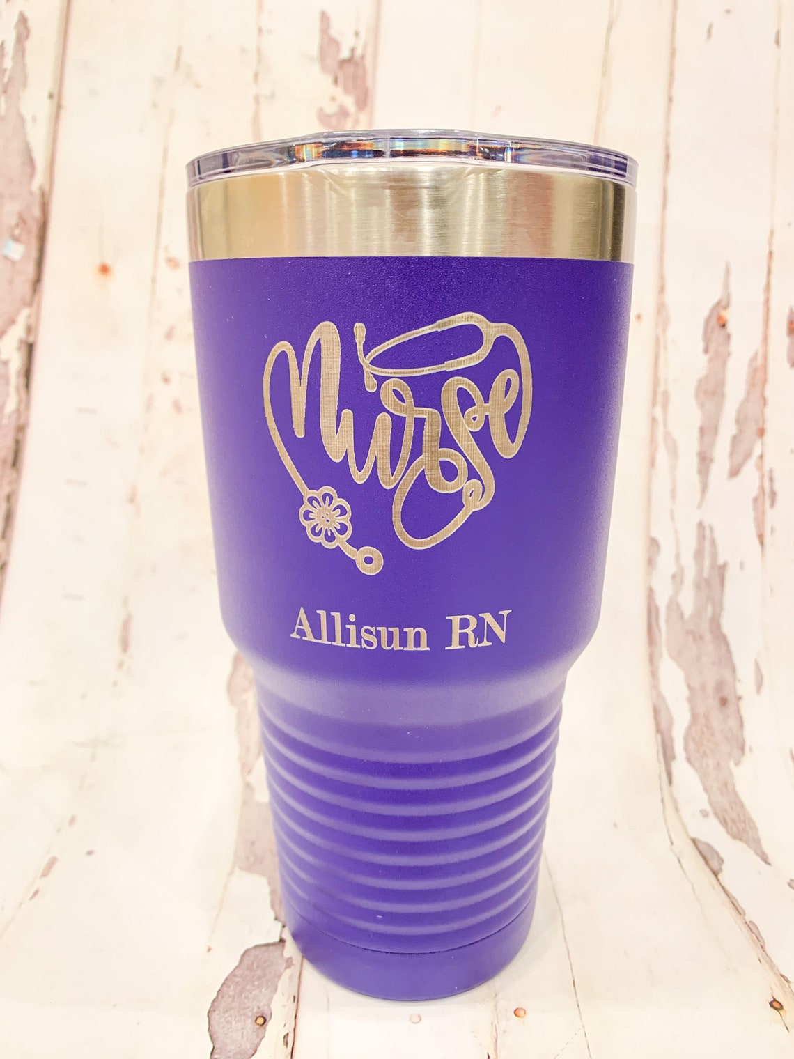 Personalized Nurse Tumbler Nurse Gift Tumbler with Name Etsy