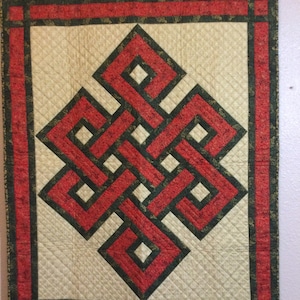 Keltischer Knoten Keltischer Knoten gesteppt Wandbehang