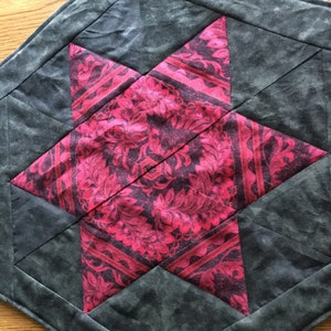 Quilted cotton placemats or tabletoppers