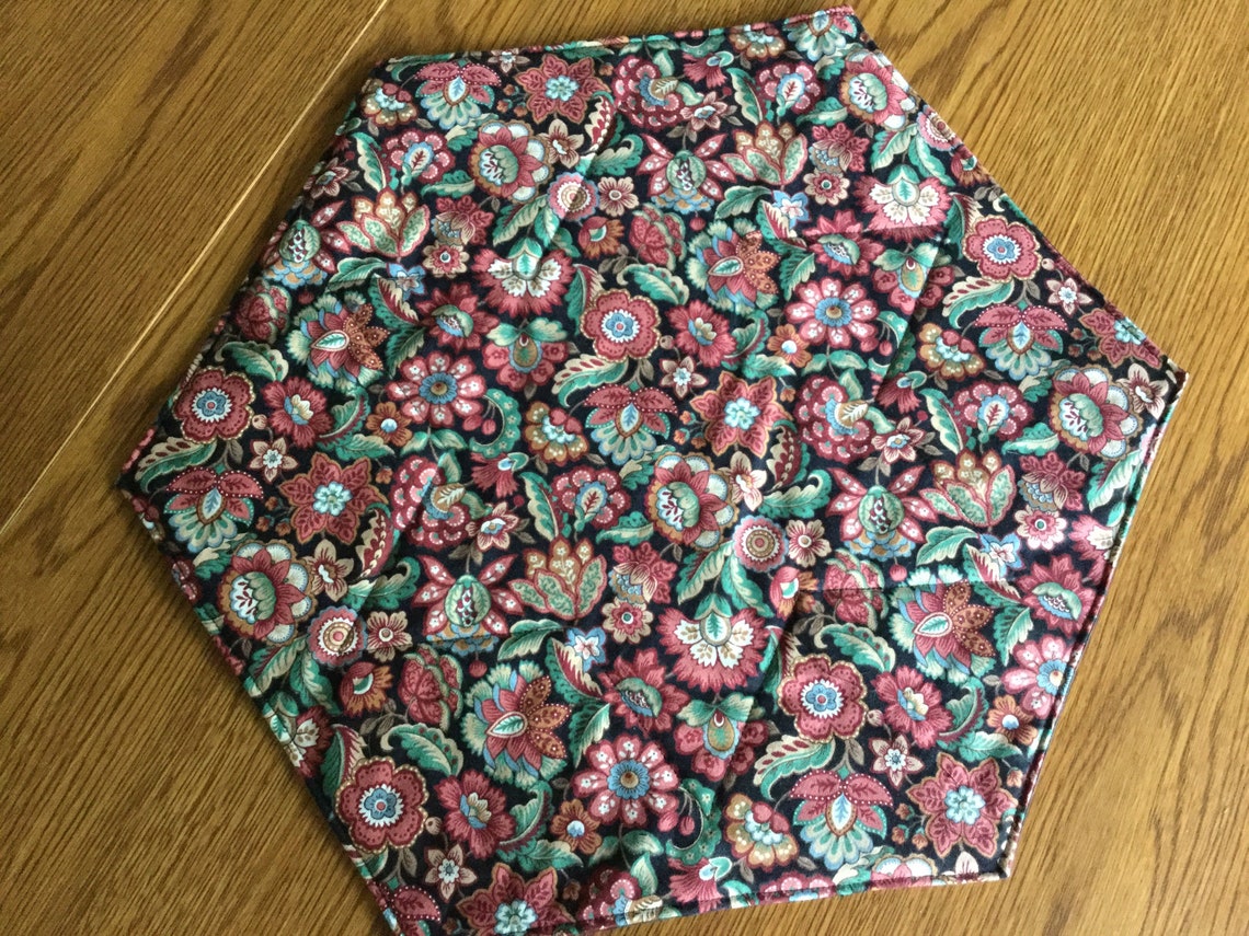 Quilted cotton placemats or tabletoppers Etsy