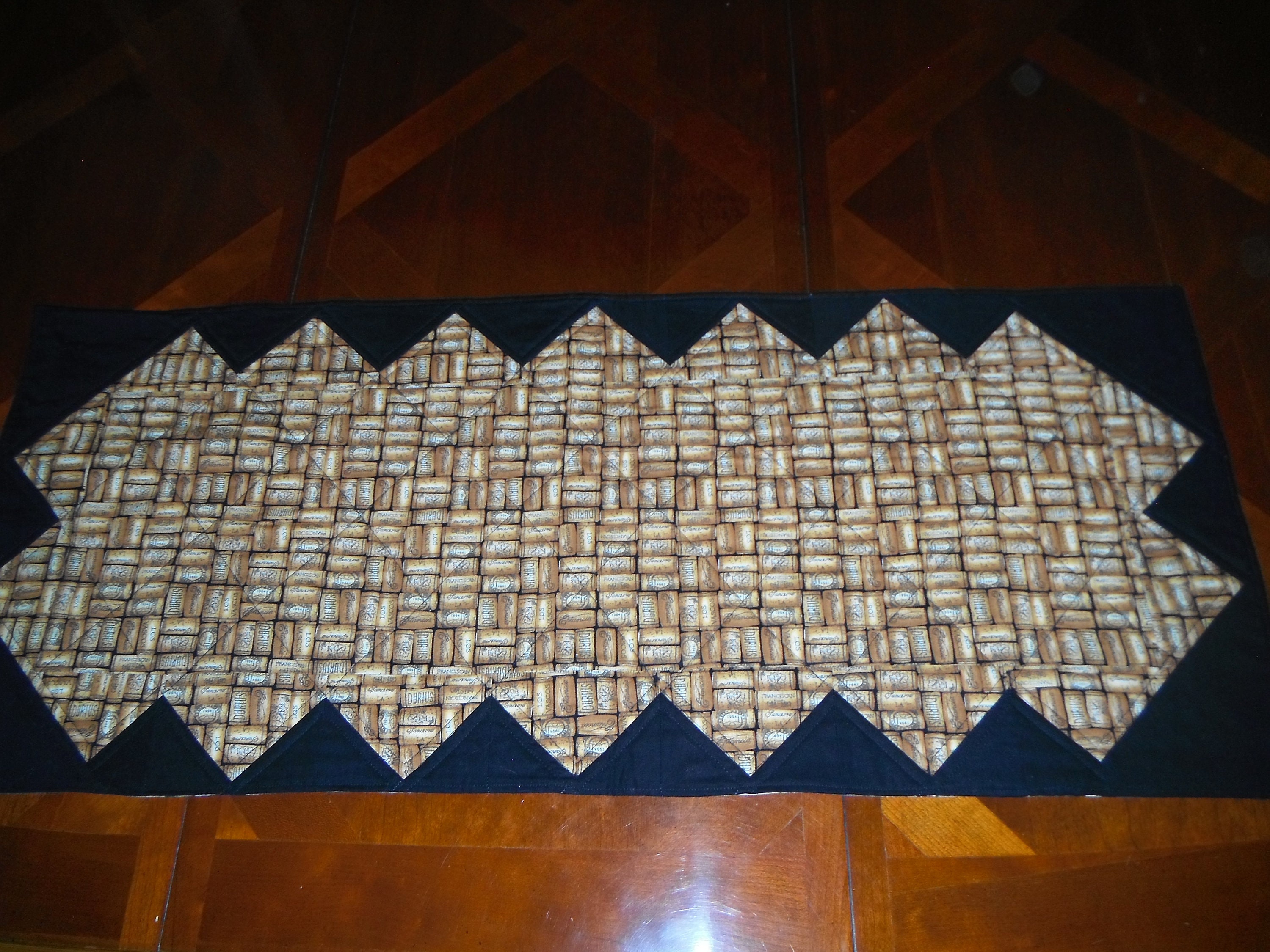 Quilted Cotton Tablerunner for Wine Lovers Etsy Ireland