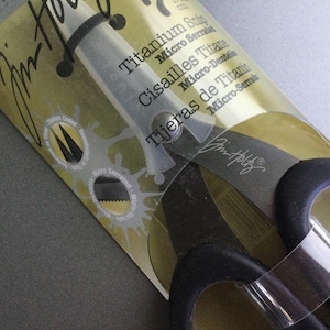 Jim Holtz 7 inch titanium snips micro serrated scissors