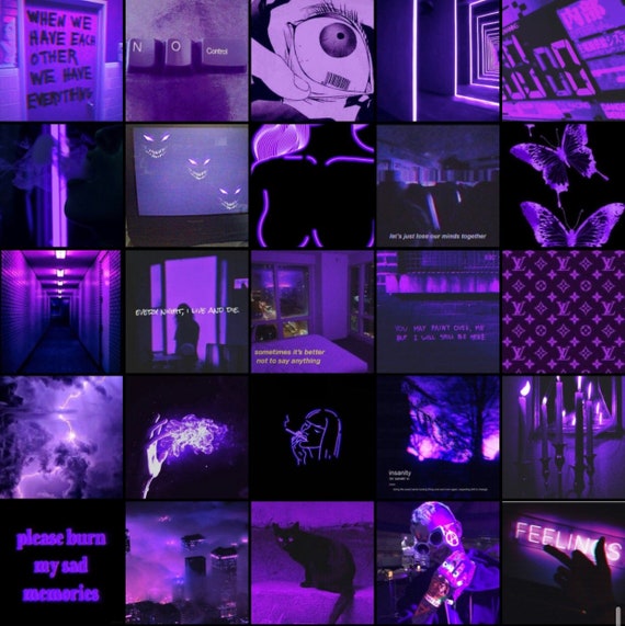 Dark Purple Aesthetic Pictures For Wall