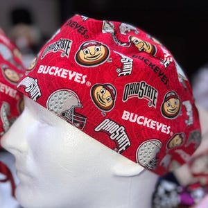 OHIO STATE University BUCKEYES Scrub Cap Unisexe Réglable (casque)