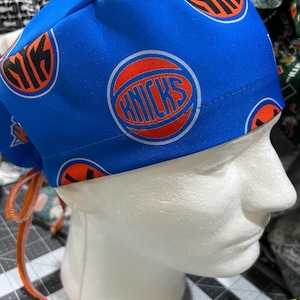 NY KNICKS Basket NBA Scrub Cap Hat Sjuksköterska Kirurgisk Läkare Unisex Justerbar