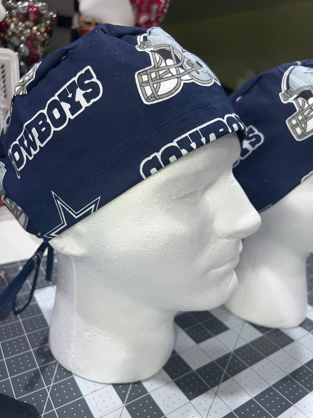 DALLAS COWBOYS Football Scrub Cap Nurse Tech Anesthesia Doctor EMT ...