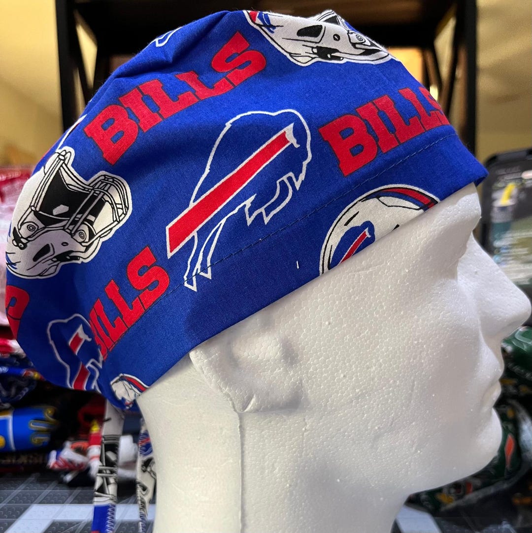 BUFFALO BILLS Football Scrub Cap Nurse Tech Anesthesia Doctor EMT ...