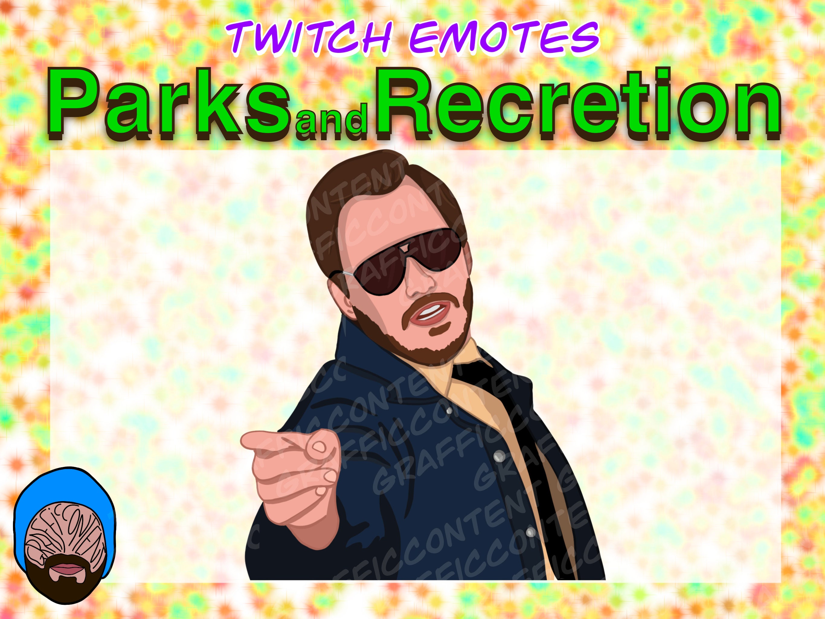 Burt Macklin Parks and Recreation Inspired Twitch Emote | Etsy Burt Macklin Memes
