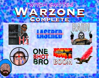 Complete Warzone (Inspired) Package - Twitch Emotes