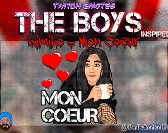 Mon Coeur Kimiko - The Boys (Inspired) - Twitch Emote