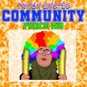 Pierce Wig - Community (Inspired) - Twitch Emote