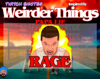 Papa Lie! - Weirder Things (Inspired) - Twitch Emote