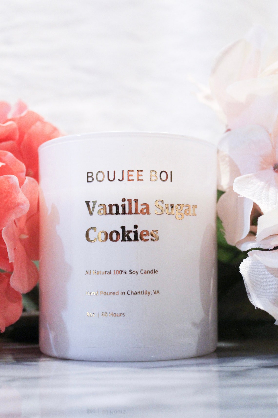 Vanilla Bean Noel 8oz Woodwick Candle Hand Poured All Natural Etsy