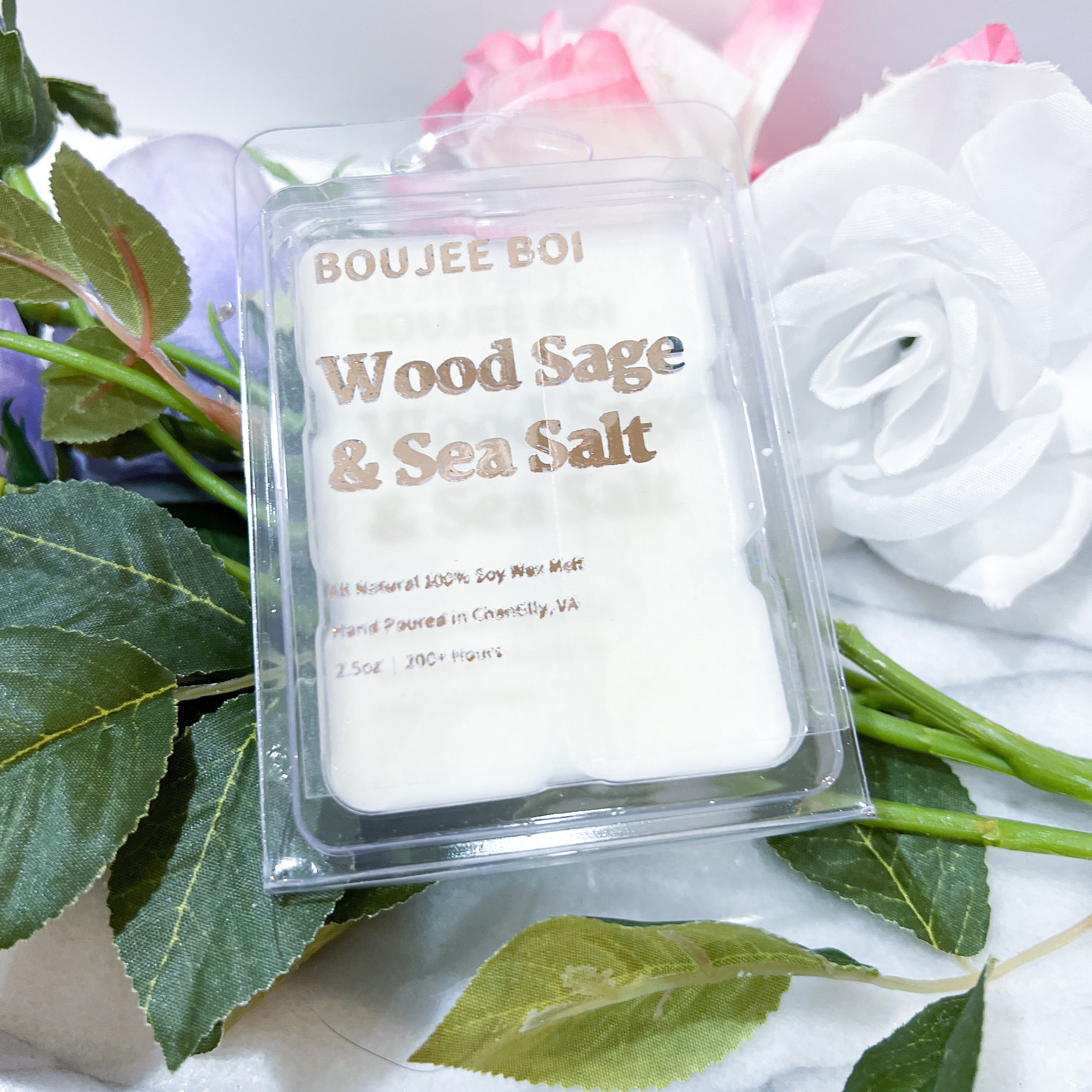 Wood Sage and Sea Salt Soy Blend Wax Melts Sea Salt Wax Melts Clean Wax Melts Wood Sage Wax Melts Wood Sage & Sea Salt Wax Melts