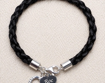 Personalised Horse Hair Bracelet, Memorial and Keepsake Jewellery