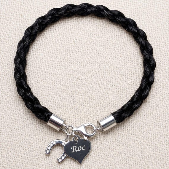 Personalised Horse Hair Bracelet, Memorial and Keepsake Jewellery
